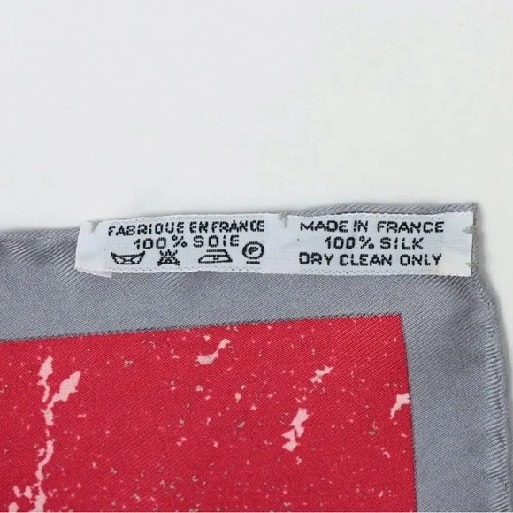Hermes Carre 90 Pierres D' Orient Et D' Occident Silk Scarf Oriental Stones